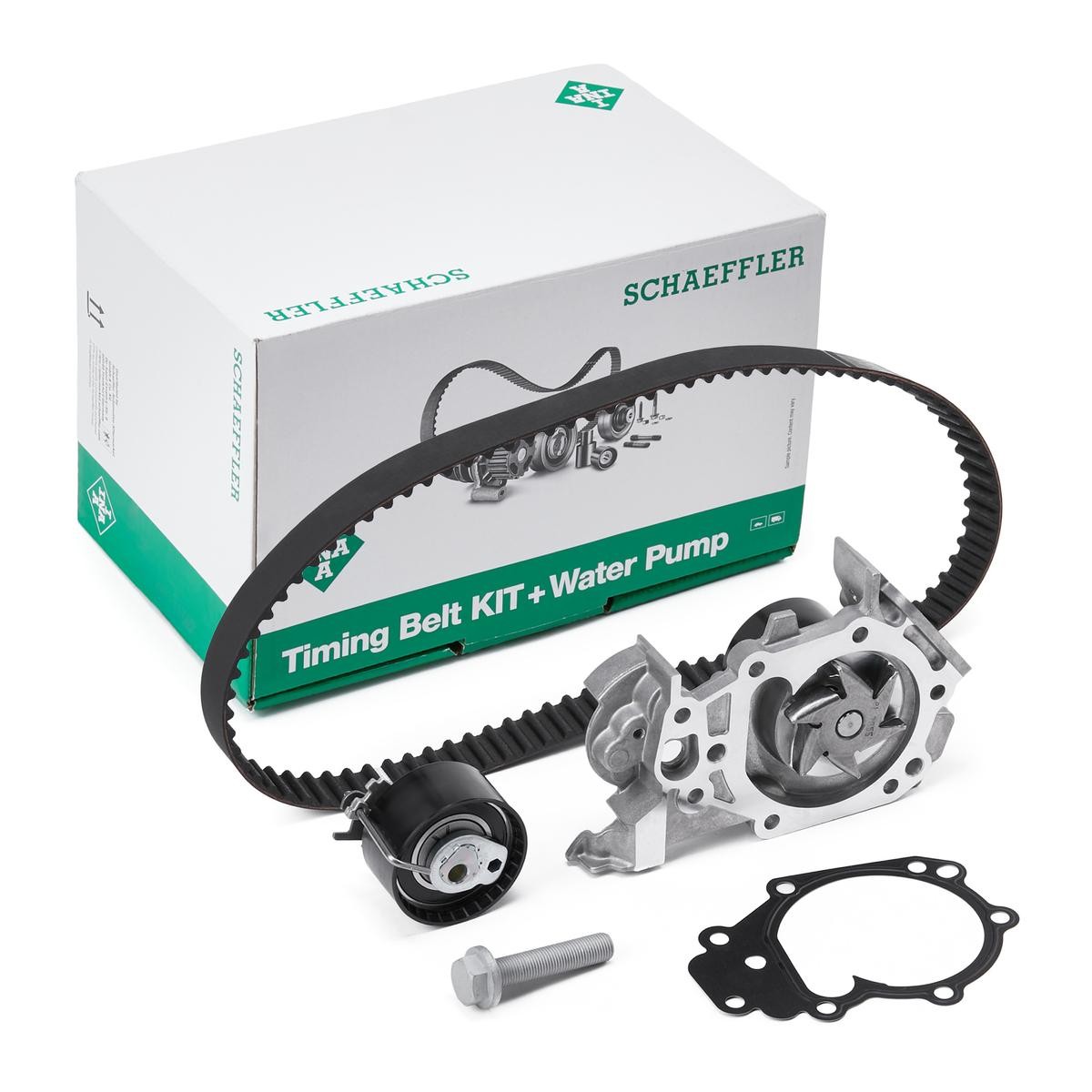 INA 530 0195 30 Water pump and timing belt kit RENAULT experience and price