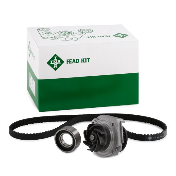 Image of INA Pompa Acqua + Kit Cinghia Distribuzione FIAT,LANCIA 530 0206 30 46526243,46526291,46736500 Pompa Acqua + Kit Cinghie Dentate,Pompa 46805736008