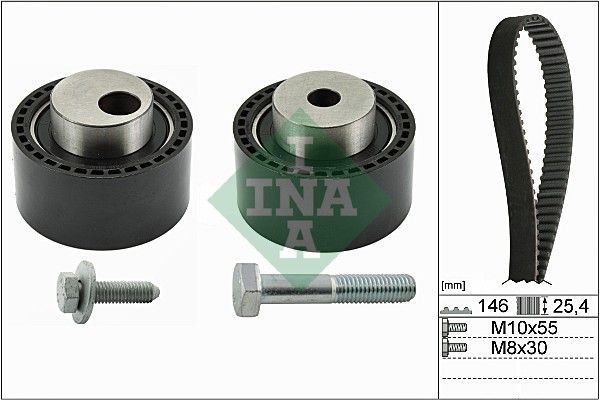 INA Number of Teeth 1: 146, with screw Timing belt set 530 0234 10 buy