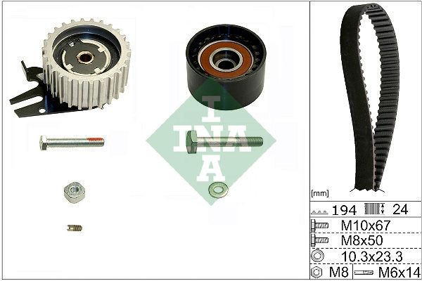 Original 530 0561 10 INA Cam belt kit OPEL