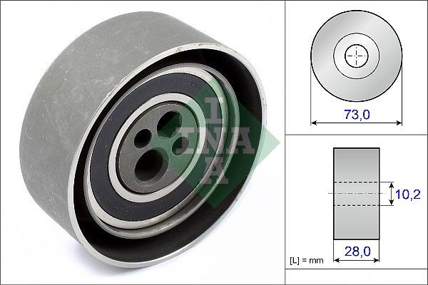 INA Tensioner pulley, timing belt 531 0084 20 buy