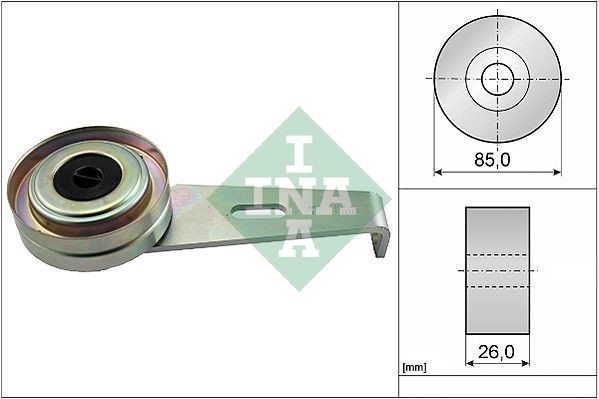 INA Ø: 85mm, Width: 26mm Tensioner pulley, v-ribbed belt 531 0097 10 buy