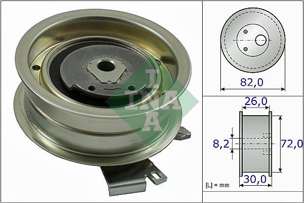 Volkswagen BORA Timing belt tensioner pulley INA 531 0203 20 cheap