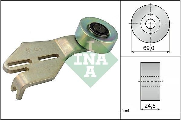 Great value for money - INA Tensioner pulley 531 0238 10