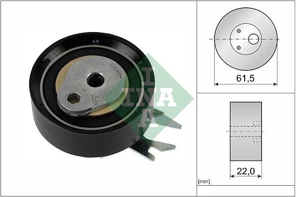 Great value for money - INA Timing belt tensioner pulley 531 0252 30
