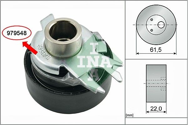 INA 531 0525 30 Timing belt tensioner pulley