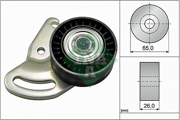 Original 531 0591 30 INA Belt tensioner pulley RENAULT