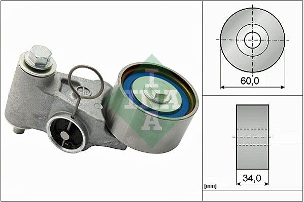 Subaru Timing belt tensioner pulley INA 531 0655 20 at a good price