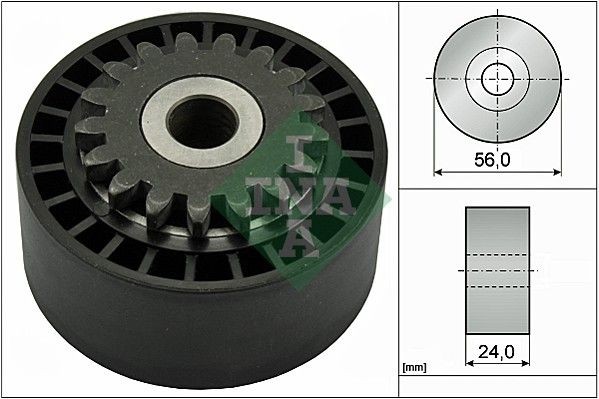 Original INA Belt tensioner pulley 531 0744 10 for DACIA LOGAN