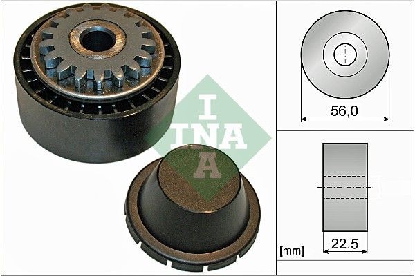 Original INA Belt tensioner pulley 531 0854 10 for DACIA DOKKER