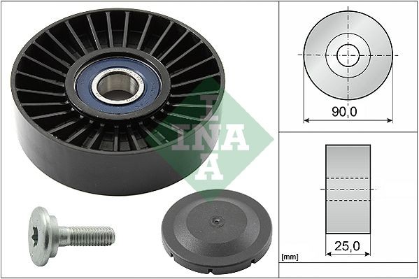 INA Ø: 90mm Deflection / Guide Pulley, v-ribbed belt 532 0138 10 buy