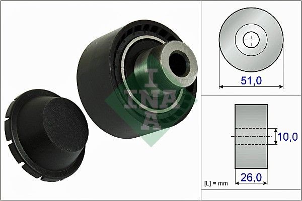 INA Ø: 51mm Deflection / Guide Pulley, v-ribbed belt 532 0334 10 buy