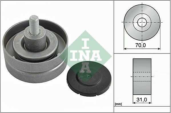 INA 532 0415 10 Umlenk- / Führungsrolle, Keilrippenriemen für GINAF X-Series LKW in Original Qualität