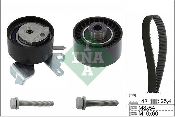 INA 532041710 Tensioner pulley 1 510 697