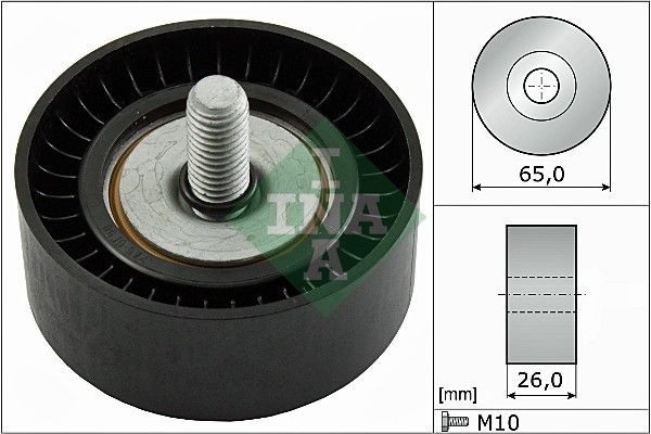 Volkswagen UP Deflection / Guide Pulley, v-ribbed belt INA 532 0479 10 cheap
