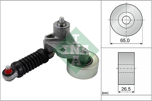 INA 534003710 Tensioner pulley 96 218 349