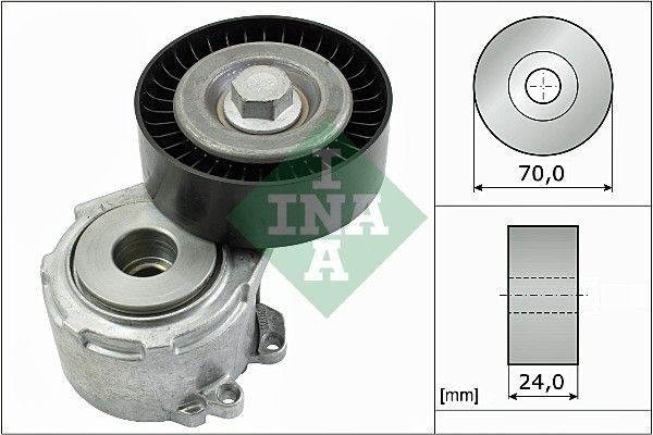 INA 534011020 Tensioner pulley 9636 3551 80