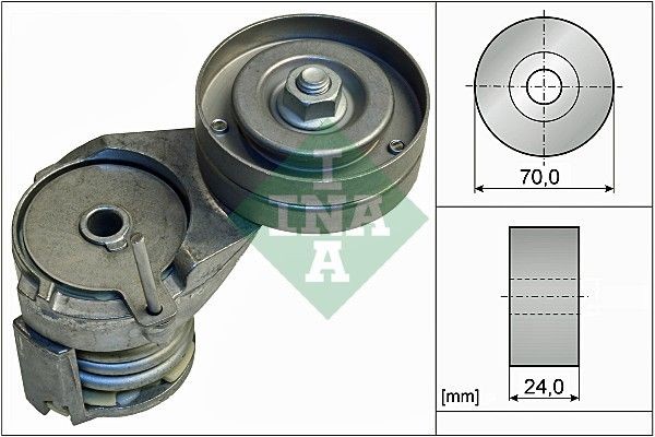 INA 70 mm x 24 mm Width: 24mm Tensioner Lever, v-ribbed belt 534 0138 30 buy