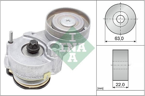 Original INA Alternator belt tensioner 534 0147 10 for OPEL MERIVA