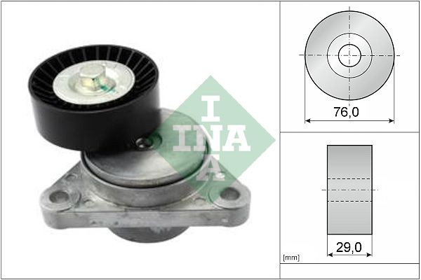 534 0290 10 INA Drive belt tensioner CHEVROLET 76 mm x 29 mm