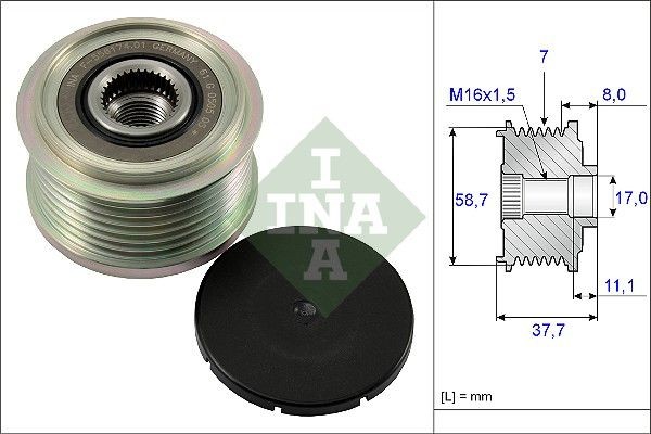 INA 535012810 Alternator Freewheel Clutch 27415-0L020