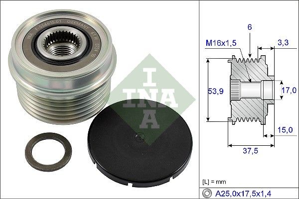 Buy cheap OEM parts: Alternator Freewheel Clutch INA 535 0223 10