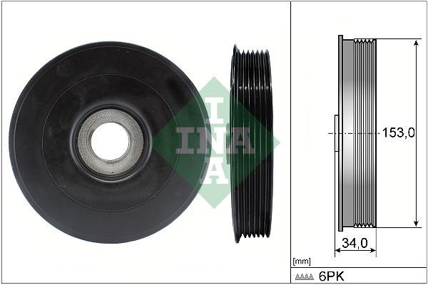 INA 544 0079 10 Ford FOCUS 2007 Crank pulley