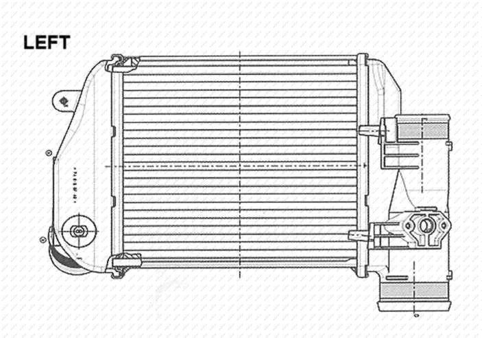 NRF Intercooler turbo 309338