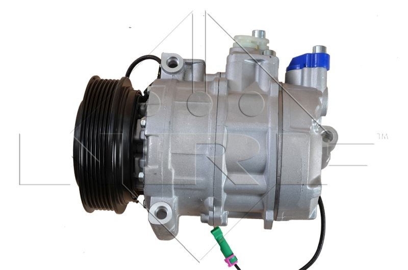NRF EASY FIT 32111 Air conditioning compressor 7SBU16C, 12V, PAG 46, with PAG compressor oil, with seal ring