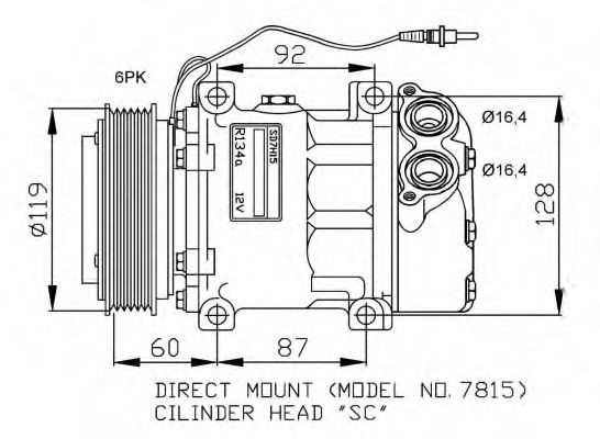 NRF 32279 AC compressor clutch 77 00 859 676
