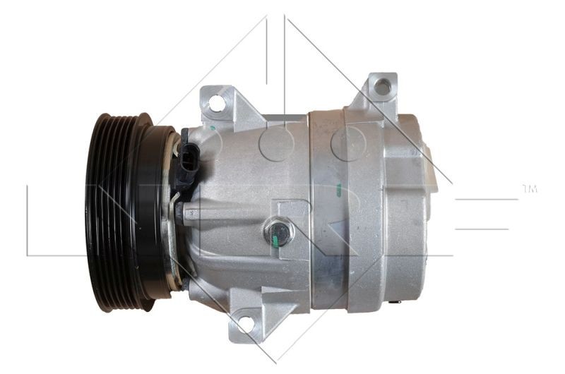 NRF 32404 Air conditioning compressor V5, 12V, PAG 150, with PAG compressor oil, with seal ring