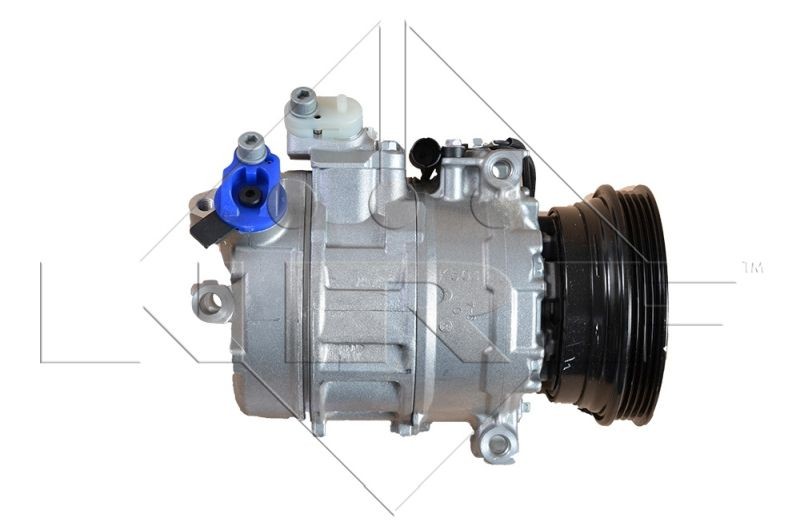 NRF 32518 Air conditioning compressor 7SBU16C, 12V, PAG 46, with PAG compressor oil, with seal ring