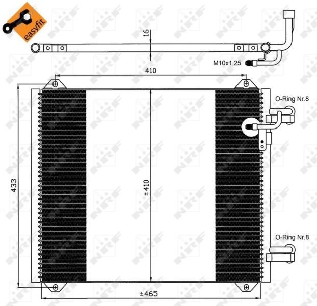 NRF 35362 Air conditioning condenser AUDI experience and price