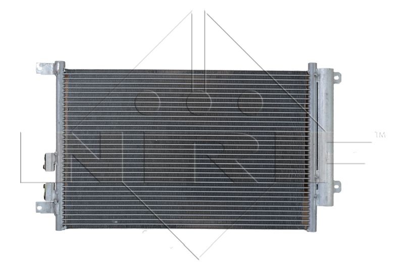 NRF Quality Grade: Easy Fit, EASY FIT 35499 Air conditioning condenser with dryer, with seal ring, 15,5mm, 15,5mm, Aluminium, 515mm