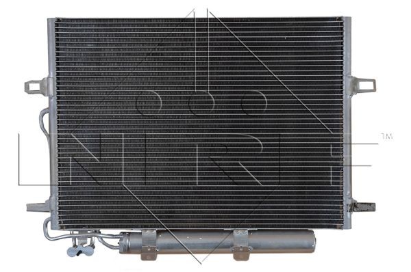 NRF Quality Grade: Easy Fit, EASY FIT 35517 Air conditioning condenser with dryer, with seal ring, 13,8mm, 13,8mm, Aluminium, 585mm