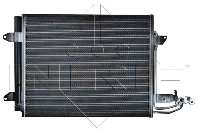 NRF Quality Grade: Easy Fit, EASY FIT 35521 Air conditioning condenser with dryer, with seal ring, 15,4mm, 13,7mm, Aluminium, 535mm
