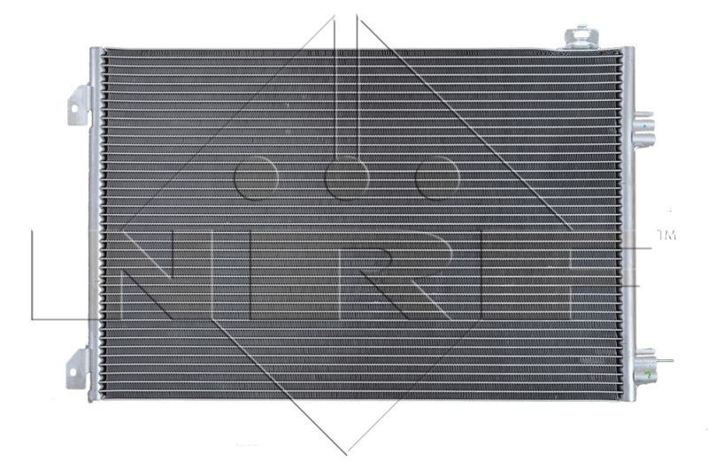 NRF Quality Grade: Easy Fit, EASY FIT 35545 Air conditioning condenser with seal ring, 14,4mm, 11mm, Aluminium, 575mm