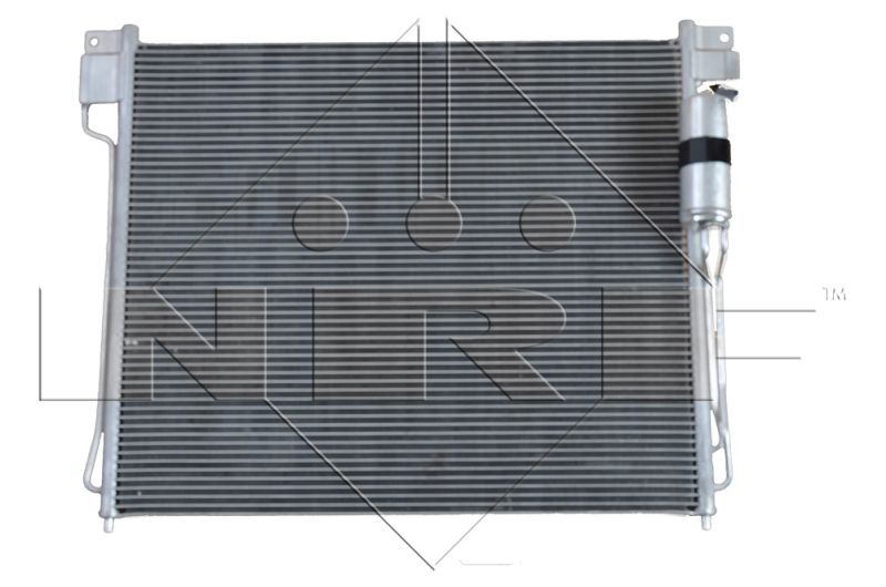 NRF Quality Grade: Easy Fit, EASY FIT 35582 Air conditioning condenser with dryer, with seal ring, 15,5mm, 10,1mm, Aluminium, 640mm