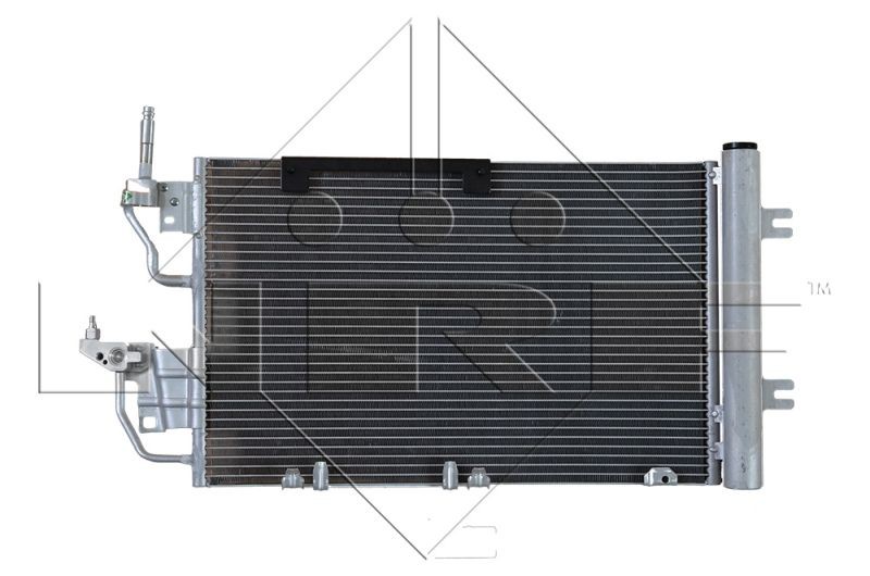 Opel ASTRA Air conditioning condenser NRF 35633 cheap