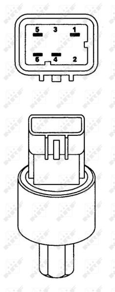 OEM-quality NRF 38929 Pressure switch, air conditioning