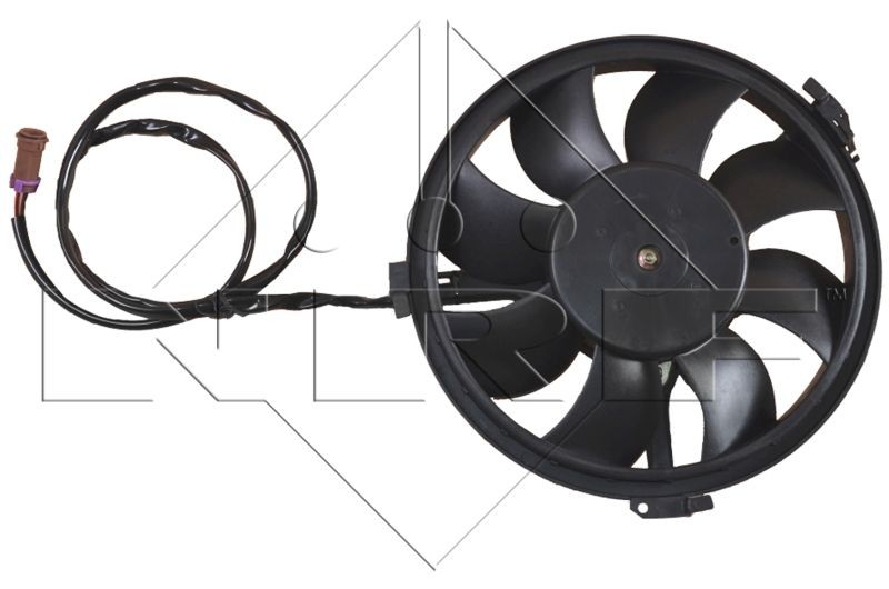 NRF 47023 Fan, radiator D1: 280 mm, 12V, 300W, without radiator fan shroud