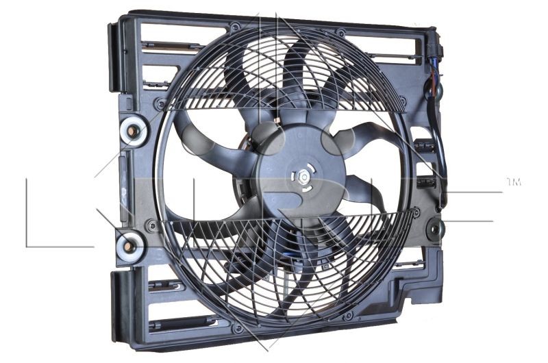 NRF 47029 Fan, radiator D1: 402 mm, 12V, 400W, with radiator fan shroud, without control unit