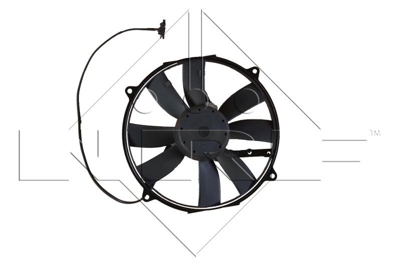 NRF D1: 280 mm, 12V, 150W, without radiator fan shroud Cooling Fan 47045 buy