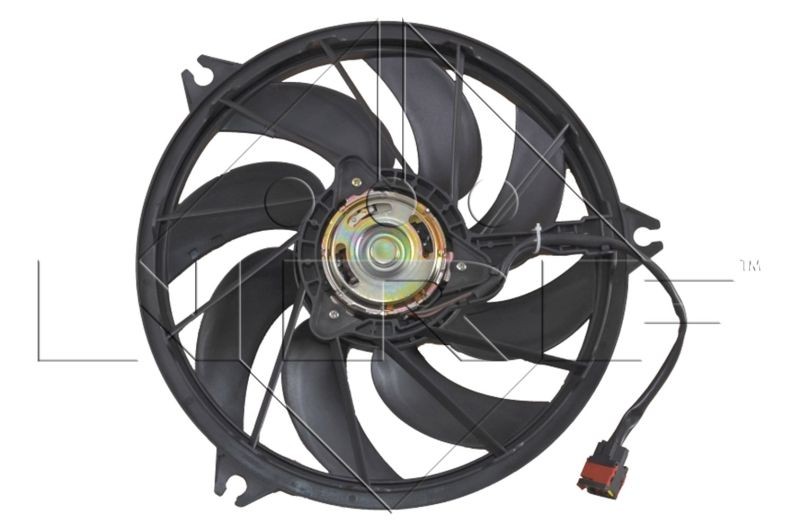 NRF D1: 385 mm, 12V, 250W, without radiator fan shroud Cooling Fan 47324 buy
