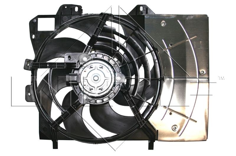NRF 47337 Fan, radiator D1: 380 mm, 12V, 320W, with radiator fan shroud