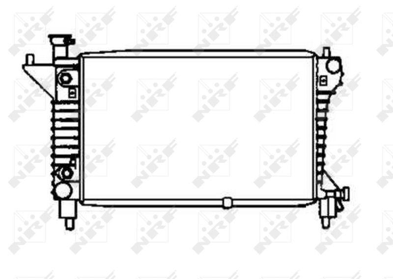 Ford USA WINDSTAR Engine radiator NRF 50254 cheap