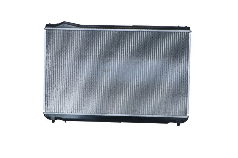 NRF 50344 Engine radiator Aluminium, 714 x 421 x 27 mm, with mounting parts, Brazed cooling fins