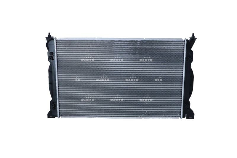 NRF 50539 Engine radiator Aluminium, 631 x 408 x 26 mm, with seal ring, Brazed cooling fins