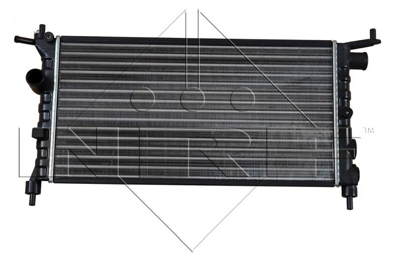 NRF 50551 Engine radiator Aluminium, 530 x 285 x 34 mm, Mechanically jointed cooling fins