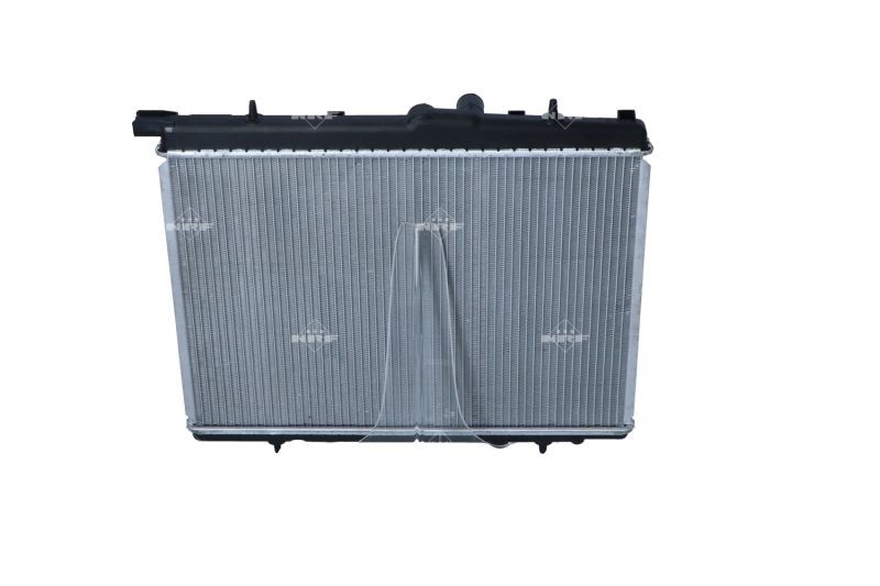 NRF 509524 Engine radiator Aluminium, 545 x 380 x 18 mm, with mounting parts, Brazed cooling fins